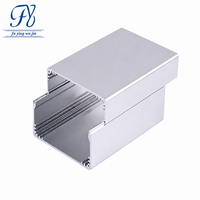 Boîtier de commande en aluminium 74*90*130mm, profilé extrudé avec fentes de guidage pour PCB, IP54, pour appareils électroniques et instruments, OEM
