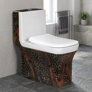 Inodoro de Cerámica de Una Pieza, Diseño Natural, Nuevo Estilo, Gran Venta, Artículos Sanitarios a Precio Económico, Inodoro WC para Baño - Product Image 1