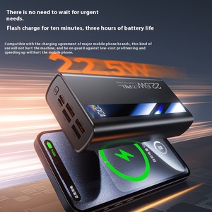 New Arrival 30000mAh công suất lớn Trọng lượng nhẹ ngân hàng điện 22.5 Wát siêu nhanh sạc tùy chỉnh Logo <span class=keywords><strong>Led</strong></span> hiển thị Li-polymer pin - Product Image 4