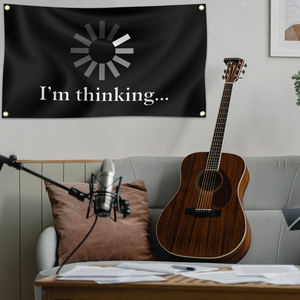 Estoy pensando Bandera de 3x5 pies para habitación, dormitorio universitario, dormitorio, tapiz de pared de salón, decoración - Product Image 3