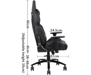 <span class=keywords><strong>Fauteuil</strong></span> de jeu ergonomique pour ordinateur de bureau à domicile, avec siège large rembourré, réglage flexible, couleurs personnalisées, vente en gros d'usine 2025 - Product Image 6