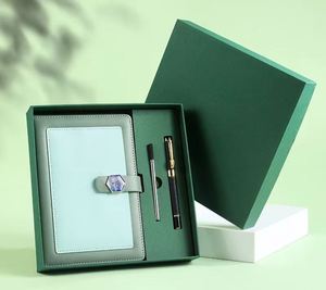 Pink <b>Notebook</b> <b>and</b> <b>Pen</b> Gift Box <b>Set</b> with Custom Branding Packaging for Executive Office Gifts <b>and</b> Bulk Orders - Product Image 3