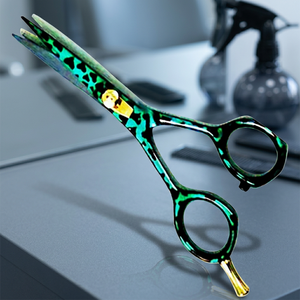 ASAP BEAUTY PAKISTAN Ensemble de ciseaux de barbier professionnels personnalisés en acier au carbone, droits, tranchants, durables, outils de salon de coiffure - Product Image 2