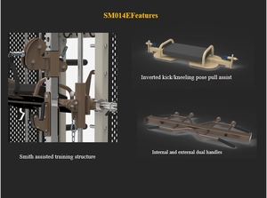 Cáp máy chức năng huấn luyện viên Điện Giá Smith thiết bị tập thể dục đa chức năng Smith máy - Product Image 5