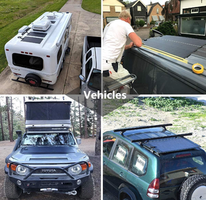 ソーラーパネル50W 100W 200W 300W 400W産業用ソーラーパネルフレキシブルETFEソーラーモジュール高効率 - Product Image 4