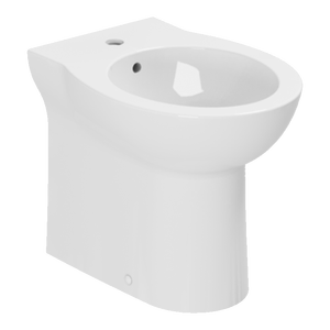 Bidet rapide à trou unique avec jet vertical, nettoyage facile, fixation murale en acier inoxydable pour appartement et hôtel - Product Image 1