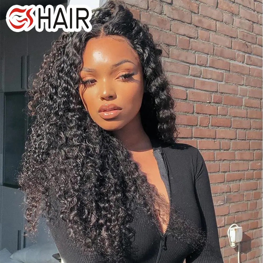 Parrucca d'onda per capelli umani in Malesia GS vendor, cuticola allineata 100% capelli vergini 13x4 HD parrucche di pizzo per donne di colore