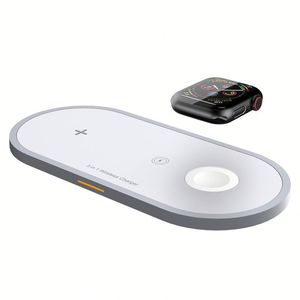Cargador Inalámbrico 3 en 1 Compatible con Relojes Serie 5/4/3/2/1/ para <span class=keywords><strong>Airpods</strong></span> <span class=keywords><strong>Pro</strong></span> - Product Image 5