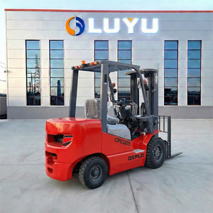 Forklift Diesel QUANCHAI 3 Ton Kecepatan Tinggi untuk Dalam Ruangan, Mesin Diesel, Transmisi Otomatis, Tinggi Angkat 8m, Tiang Tiga Tingkat - Product Image 1