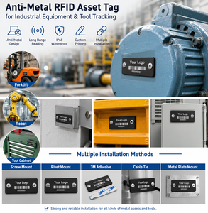 Anti Metal RFID Asset Tag for Industrial Equipment and Tool Tracking with Custom Printing - Product Image 3