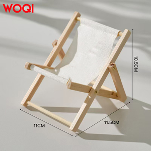 WOQI Multifunction <strong>Wood</strong> Desktop Stand Mini Desktop Foldable Beach Chair Phone Holder <strong>for</strong> <strong>Home</strong> <strong>Decoration</strong> - Product Image 3