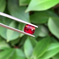 GLORY PACE Batu Ruby Asli Warna Merah Darah Merpati Potongan Faceted Batu Permata Alami Harga Grosir
