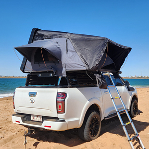 Tenda da Tetto per Auto in Alluminio con Guscio Rigido, Impermeabile, Apertura Rapida, per Campeggio all'Aperto - Product Image 1