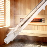 Tube chauffant infrarouge en quartz résistant aux hautes températures, ampoule de remplacement pour lampe chauffante halogène pour sauna, équipement de spa à domicile