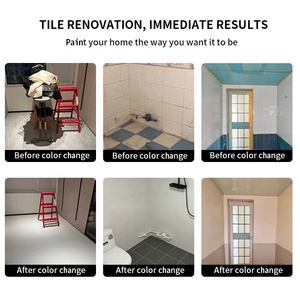 Benming TP-300 Tub Tile Refinishing Paint <b>Kit</b> for Bathtub Sink Countertop DIY Bathroom Kitchen Porcelain Fiberglass Semi-gloss - Product Image 4