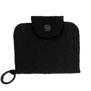 Mini Quilted Coin Purse Solid Color Compact Storage For Cards And Coins Unisex Spring 2025 - Product Image 5