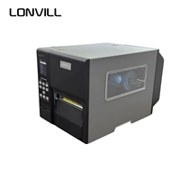 Impresora de Transferencia Térmica LONVILL de Alta Resolución 600dpi, Impresora Industrial de Códigos de Barras Térmica para Codificación de Etiquetas RFID y Logística