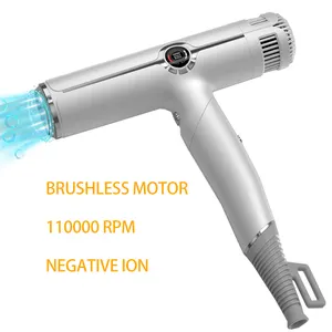 Professional 3 in 1 Hair Dryer Concentrator Nozzle AC Brushless Motor Ionic High Speed Hair Dryer Salon Blow Hair Dryer