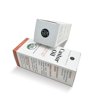 Impression personnalisée de votre propre conception Boîte de papier bon marché pour les cosmétiques de soins de la peau Boîte de papier d'emballage de bouteille d'huile d'argan d'huile de ricin de 120ml