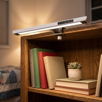 Lampe de bureau LED à CRI élevé 95 avec pince, 20W, lumière de lecture professionnelle RG0 sans scintillement, lampe de table moderne avec minuterie d'étude