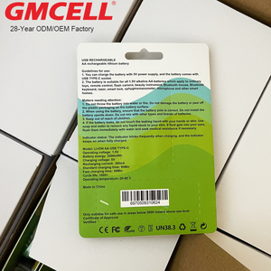 แบตเตอรี่ลิเธียม Li-ion 800mAh 1000mAh 1500mAh 3.7V AA 1.5V - Product Image 6