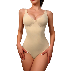 2025 vente chaude noir article corps costumes pour femmes ceinture Nylon Corsets décontracté en gros sans couture en gros Shapewear - Product Image 3