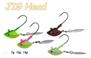 Spinnerbait JIG Head <span class=keywords><strong>Leurre</strong></span> De Pêche Leurres <span class=keywords><strong>Spinner</strong></span> Artificiels Pour <span class=keywords><strong>Brochet</strong></span> Truite Basse Poisson-Chat Spinning Spinerbait Fish Goods Tackle - Product Image 2