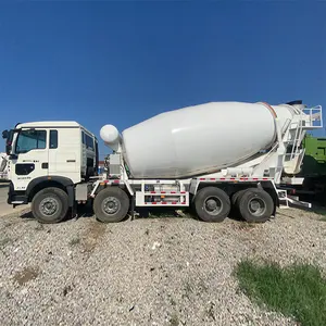 Used Self Loading Mixer Truck Concrete Truck Mixer Concrete With Pump Machine 12 Cbm 8x4