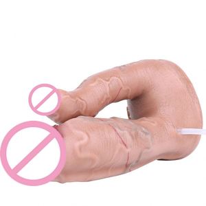 New Arrival Double Realistic Squirting <b>Dildo</b> with Suction Cup Anal <b>Dildo</b> for G-spot & Prostate Massage Adult Toy for Men - Product Image 2
