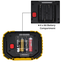Hochwertige 10W 4*AA Batteriebetriebene LED-Arbeitsstrahler für Notfälle im Außenbereich, Camping und Autoreparaturen