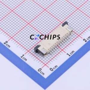 FC10-S12DCU-00 FFC/FPC Connector SMD,P=1mm,Horizontal Mount Connector Drawer Type Top Contact 12P 1mm - Product Image 2