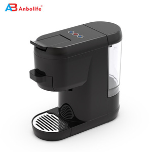 Machine à café à <span class=keywords><strong>capsules</strong></span> programmable Anbolife 9-en-1 en plastique avec support pour cafetière à piston/filtre, pour usage domestique et hôtelier, 1450W électrique - Product Image 1