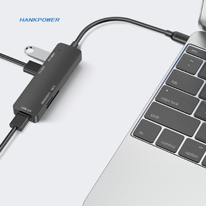 <span class=keywords><strong>USB</strong></span> C集线器3.0 3.1类型C 5端口多分离器适配器OTG适用于笔记本电脑笔记本手机配件 - Product Image 6