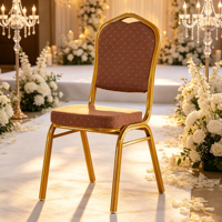 Chaises empilables en tissu pour la restauration, les mariages, les banquets, les conférences, les auditoriums, les hôtels et la location en gros