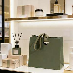 Bolsas de Papel de Arte Premium con Asas de Cinta Personalizadas, Empaque de Lujo para Joyería, Cosméticos y Ropa - Product Image 6