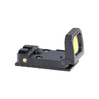 Visme LED réglable Mini point rouge, lunettes de visée réflexe, collimateur de visée holographique pour chasse optique