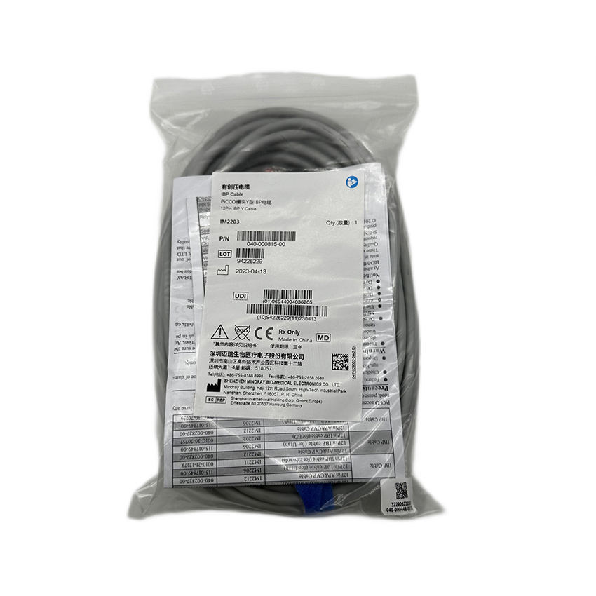 IM2203/040-000815-00 Original Mindray PiCCO Y-Type IBP Cable IM2203/040-000815-00 Original Mindray PiCCO Y-Type IBP Cable