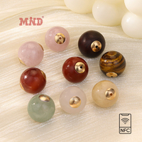 Bracelet en perles de cristal NFC avec puce NFC 13,56 MHz, paiement sans contact personnalisé, bracelet RFID perlé