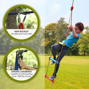 อุปกรณ์เสริมสำหรับสนามแข่งขันนินจาวอร์ริเออร์ หัวเข็มขัดรุ่นใหม่ที่อัปเกรดแล้วสำหรับสายสลัคไลน์แบบกว้าง ป้องกันการฉีกขาด หัวเข็มขัดแบบปลดเร็ว ไม่ต้องใช้ตัวเชื่อมต่ออีกต่อไป - Product Image 5