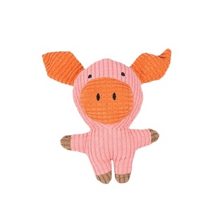 Paquete de 5 juguetes de peluche chirriantes <span class=keywords><strong>Mutt</strong></span> Squeak Toy para perros medianos y grandes hechos resistentes para masticadores agresivos - Product Image 2