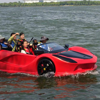 Jet ski électrique et bateau à moteur à essence tendance 24V 48V 72V en fibre de verre, véhicule de sport nautique 5 places