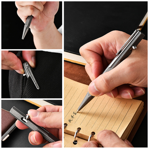 Stylo en titane PioneerEDC multifonctionnel léger de qualité EDC en alliage de titane Nouveau design tactique à action par culbuteur - Product Image 6