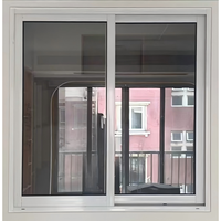 CE-Zertifiziertes Aluminium-Schiebefenster für den EU-Markt, Thermisch Getrennter Rahmen, Mehrpunkt-Verriegelung, TÜV-Geprüfte Hardware