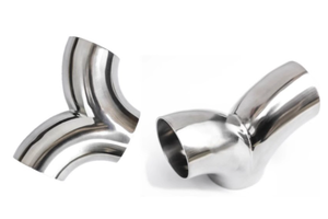 SS304 <span class=keywords><strong>SS316</strong></span> 90 도 더블 TC 클램프 용접 벤드 팔꿈치 - Product Image 2