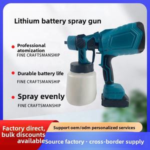 <span class=keywords><strong>Pistola</strong></span> de Pulverización Inalámbrica Amarilla de Mano con Batería de Litio, Herramienta Doméstica Transfronteriza al por Mayor - Product Image 2