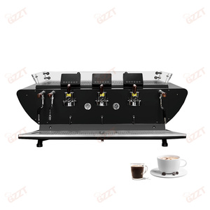 Đa chức năng màn hình cảm ứng hiển thị lập trình Heavy Duty 3 nhóm 15L thương mại cafe bán tự động Máy pha cà phê Espresso - Product Image 1