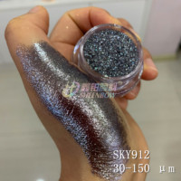 Fard à paupières en poudre scintillante super scintillante Fard à paupières métallique à pigments diamantés Poudre de pot de pigments en vrac Cosmétiques