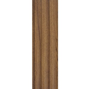 Panneau mural en MDF à lattes de 18 mm, panneau de décoration intérieure moderne à cannelures pour le salon, la chambre à coucher, le bureau, design mural - Product Image 2