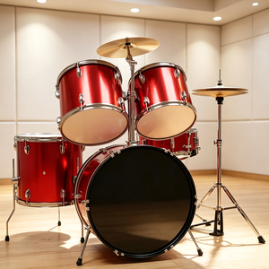 2026 Fabricante Chino Profesional de Kits de Batería con Taburete, Combo de Instrumentos Musicales, Batería de Jazz Acústica - Product Image 2