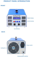 Testeur numérique de capacité de batterie Baisiyu Zketech EBC-A40L, décharge 40A pour batteries lithium LiFePO4 et plomb-acide de 0-89V et cellules